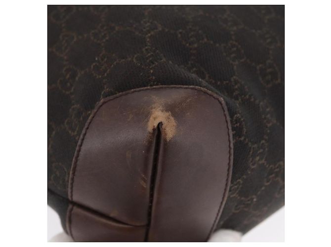GUCCI GG Canvas Tote Bag Braun Silber 28892 Auth 173901 - Ansicht 10
