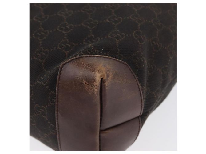 GUCCI GG Canvas Tote Bag Braun Silber 28892 Auth 173901 - Ansicht 11