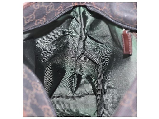 GUCCI GG Canvas Tote Bag Braun Silber 28892 Auth 173901 - Ansicht 20