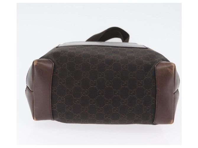 GUCCI GG Canvas Tote Bag Braun Silber 28892 Auth 173901 - Ansicht 9