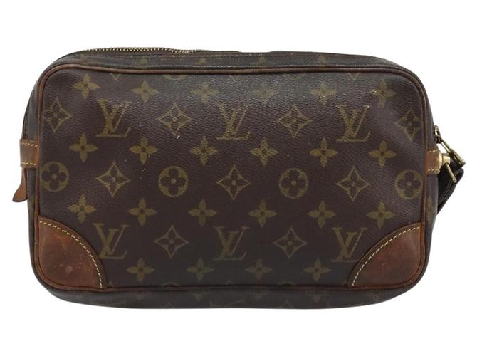 LOUIS VUITTON Clutch Marly Dragonne GM Monogram M51825 LV Auth ka2854 Monogramma - vista 2