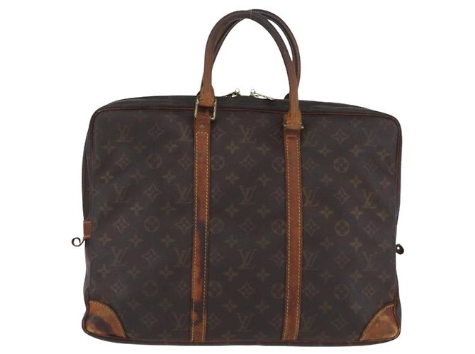 LOUIS VUITTON Monogram Porta Documenti da Viaggio Borsa Business M53361 Auth BA10877 Monogramma - vista 2