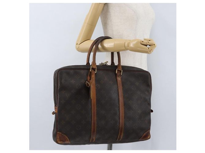 LOUIS VUITTON Monogram Porta Documenti da Viaggio Borsa Business M53361 Auth BA10877 Monogramma - vista 26