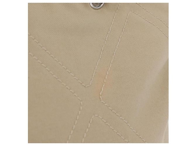 CHANEL Tote Bag No5 aus Canvas Beige mit silbernem CC Auth 169753 - Ansicht 4