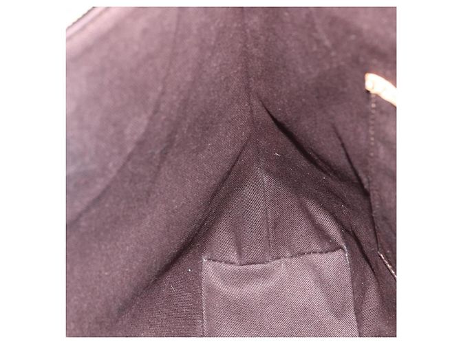 Céline Borsa tote in tela Macadam CELINE in pelle PVC marrone oro Auth ka2928 D'oro - vista 18