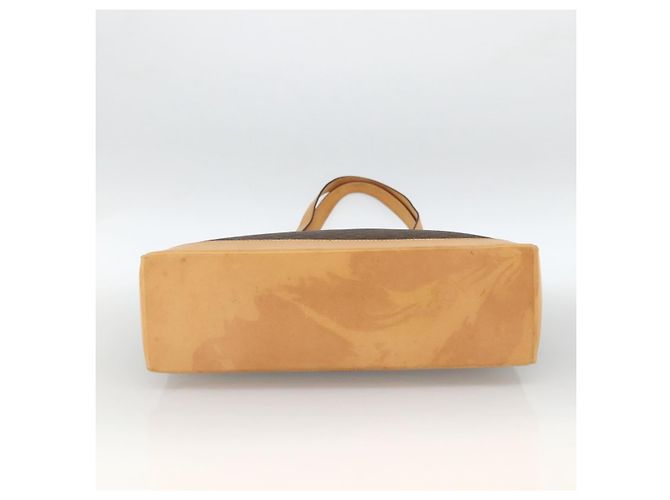 Céline Borsa tote in tela Macadam CELINE in pelle PVC marrone oro Auth ka2928 D'oro - vista 9