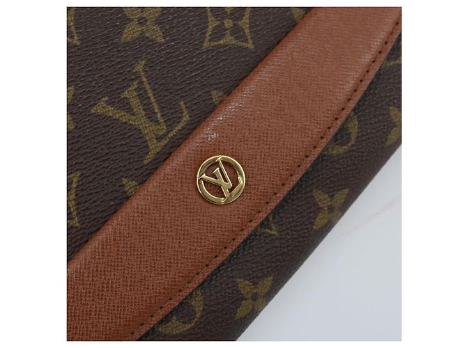 LOUIS VUITTON Borsa a Spalla Monogram Bordeaux 27 M51797 LV Auth ep13588 Monogramma - vista 18