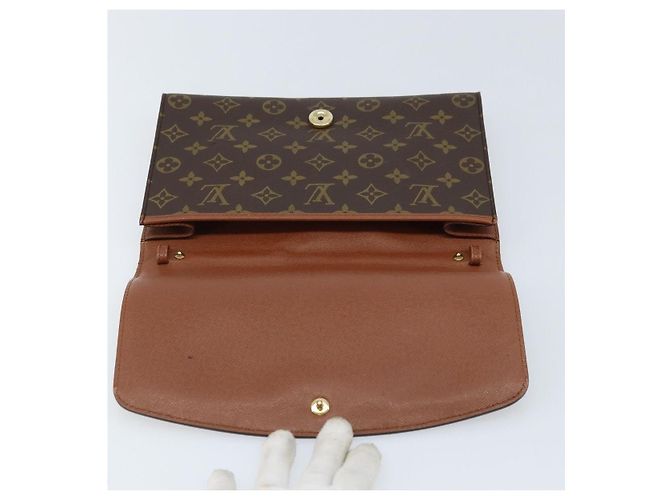 LOUIS VUITTON Borsa a Spalla Monogram Bordeaux 27 M51797 LV Auth ep13588 Monogramma - vista 7