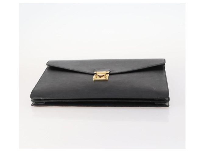 LOUIS VUITTON Maletín Consejero Epi Negro M54422 LV Auth BA10821 - vista 5