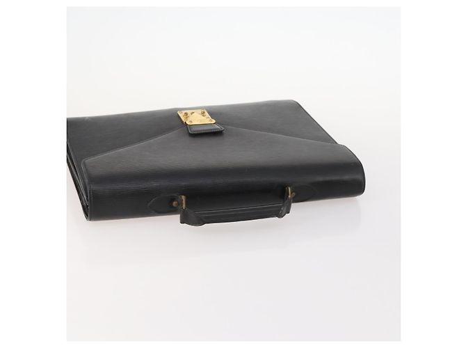 LOUIS VUITTON Maletín Consejero Epi Negro M54422 LV Auth BA10821 - vista 6