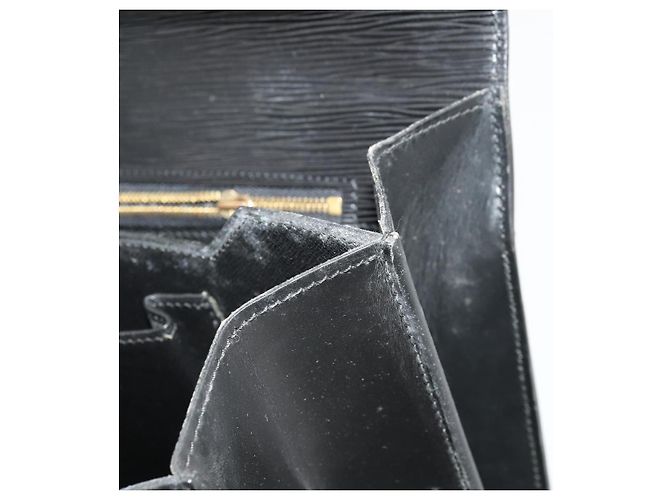 LOUIS VUITTON Maletín Consejero Epi Negro M54422 LV Auth BA10821 - vista 9