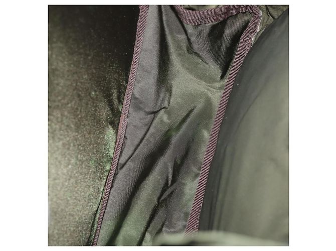 PRADA Backpack Nylon Green Silver Auth ti3636 Silvery - view 20