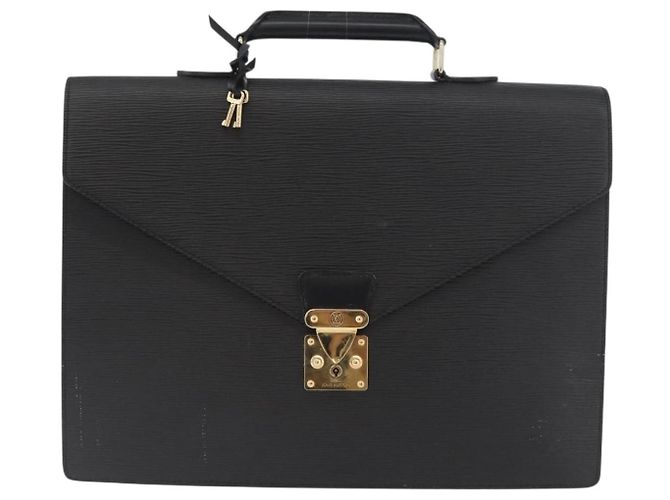 LOUIS VUITTON Cartella Consulente Epi Nera M54422 LV Auth ep13531 Nero - vista 13