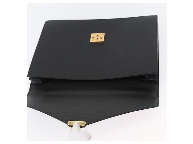 LOUIS VUITTON Cartella Consulente Epi Nera M54422 LV Auth ep13531 Nero - vista 19