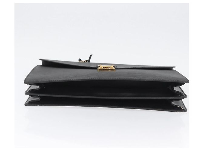 LOUIS VUITTON Cartella Consulente Epi Nera M54422 LV Auth ep13531 Nero - vista 5