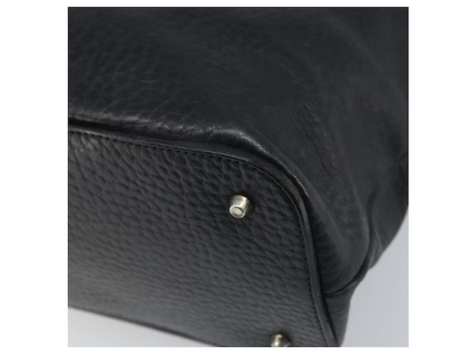 Chloé Borsa Tote in Pelle Nera e Oro Chloe Sally Auth BA10963 Nero D'oro - vista 12