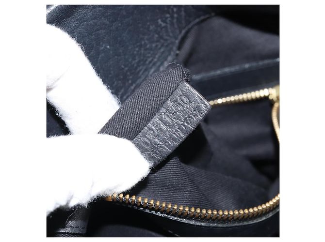 Chloé Borsa Tote in Pelle Nera e Oro Chloe Sally Auth BA10963 Nero D'oro - vista 22