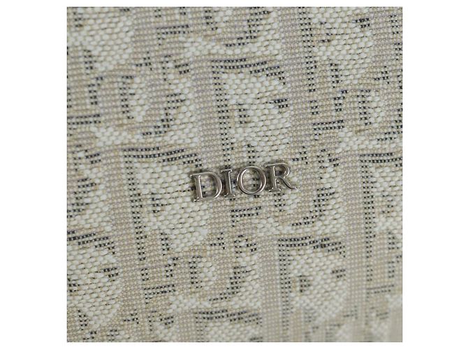 Borsa Boston in tela Trotter Christian Dior 2 in 1 Bianca Auth LNZ433SM - vista 17
