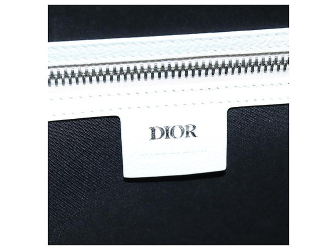 Borsa Boston in tela Trotter Christian Dior 2 in 1 Bianca Auth LNZ433SM - vista 20