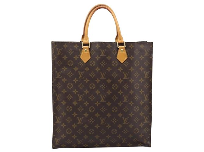 LOUIS VUITTON Borsa Sac Plat Monogram M51140 LV Auth BA10883 Monogramma - vista 2