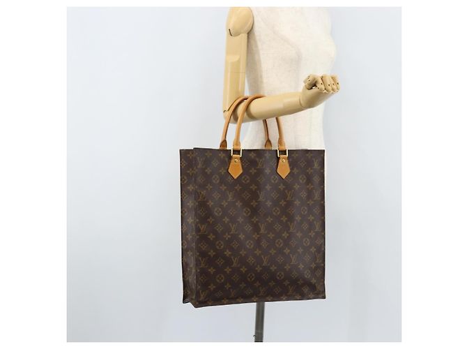 LOUIS VUITTON Borsa Sac Plat Monogram M51140 LV Auth BA10883 Monogramma - vista 21