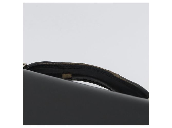 LOEWE Borsa da lavoro Anagram Pelle Nera Argento Auth bs33809 Nero - vista 8