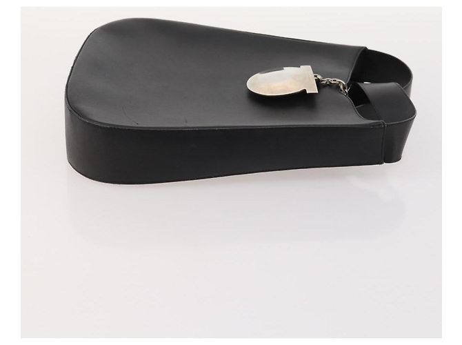Borsa Salvatore Ferragamo in pelle nylon 4 pezzi Nero Beige Bianco Auth mr2116 - vista 10