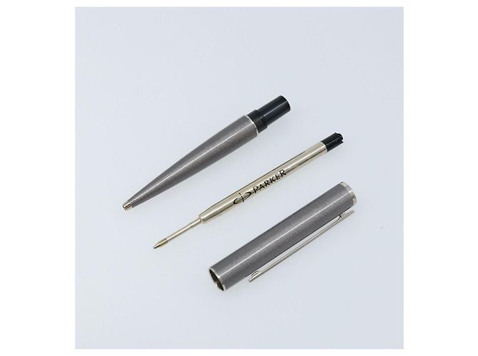 LOUIS VUITTON Jetligne Stift Metall Grau N79258 LV Auth 166252 Braun - Ansicht 12