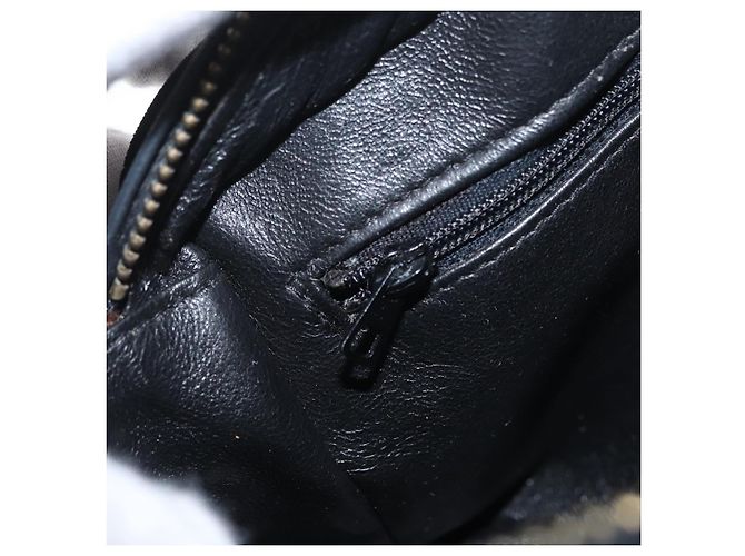 Borsa a Spalla CHANEL Velluto Nero Oro CC Auth ARZ008SAV D'oro - vista 20
