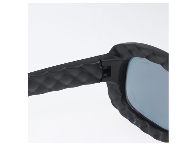 Gafas de sol CHANEL de plástico Negro CC Auth ka2963 - vista 10