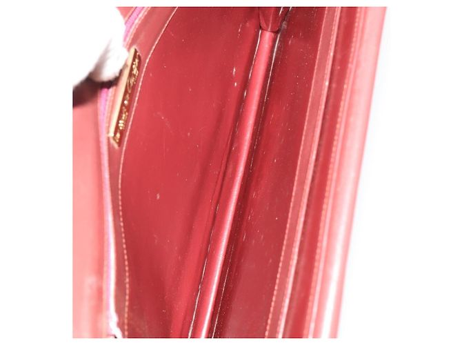 Borsa a mano in pelle Must Line di CARTIER 5 pezzi Bordeaux Oro Auth mr2109 D'oro Bordò - vista 6