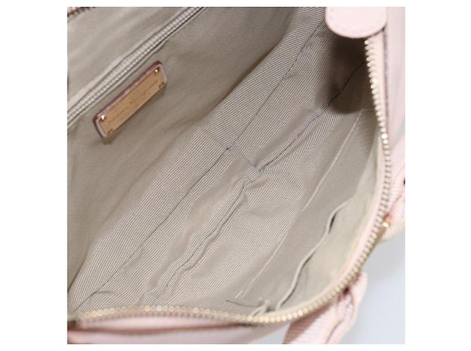 Borsa a Spalla Salvatore Ferragamo in Pelle Rosa Oro Auth ka3027 D'oro - vista 17