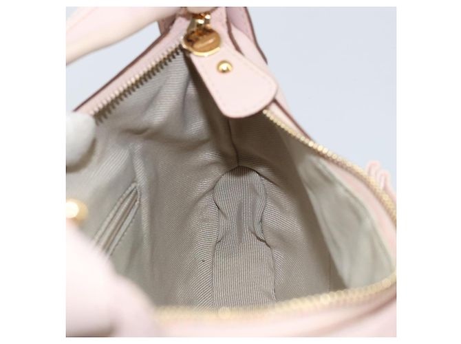 Borsa a Spalla Salvatore Ferragamo in Pelle Rosa Oro Auth ka3027 D'oro - vista 18