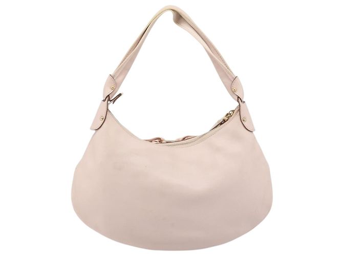 Borsa a Spalla Salvatore Ferragamo in Pelle Rosa Oro Auth ka3027 D'oro - vista 3
