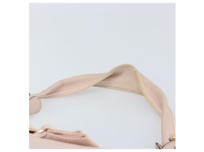 Borsa a Spalla Salvatore Ferragamo in Pelle Rosa Oro Auth ka3027 D'oro - vista 8