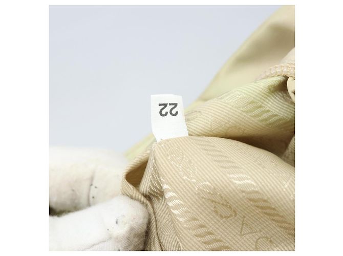 Borsa a Spalla PRADA Nylon Avorio Argento Autentica 173830 Crudo - vista 21