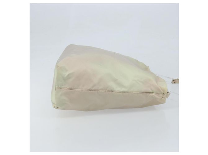 Borsa a Spalla PRADA Nylon Avorio Argento Autentica 173830 Crudo - vista 4