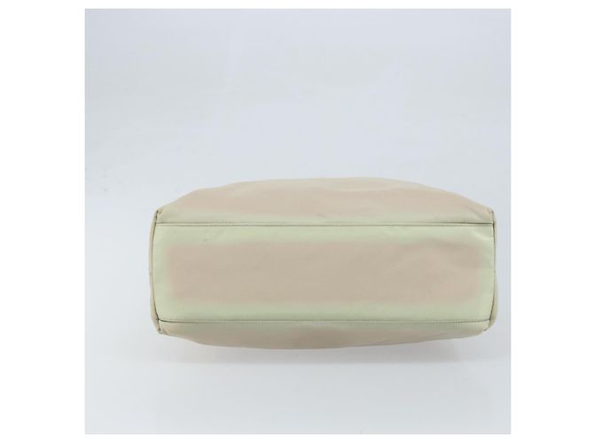 Borsa a Spalla PRADA Nylon Avorio Argento Autentica 173830 Crudo - vista 9