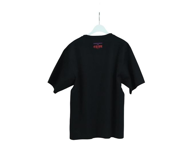 Dolce & Gabbana DOLCE&GABBANA D&G ~ Camiseta Jujutsu Kaisen de algodón negro Auth 167064SM - vista 2