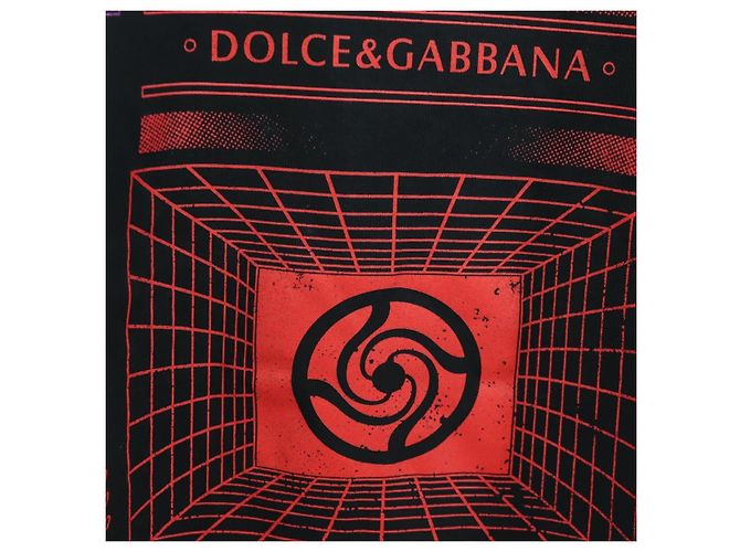 Dolce & Gabbana DOLCE&GABBANA D&G ~ Camiseta Jujutsu Kaisen de algodón negro Auth 167064SM - vista 7