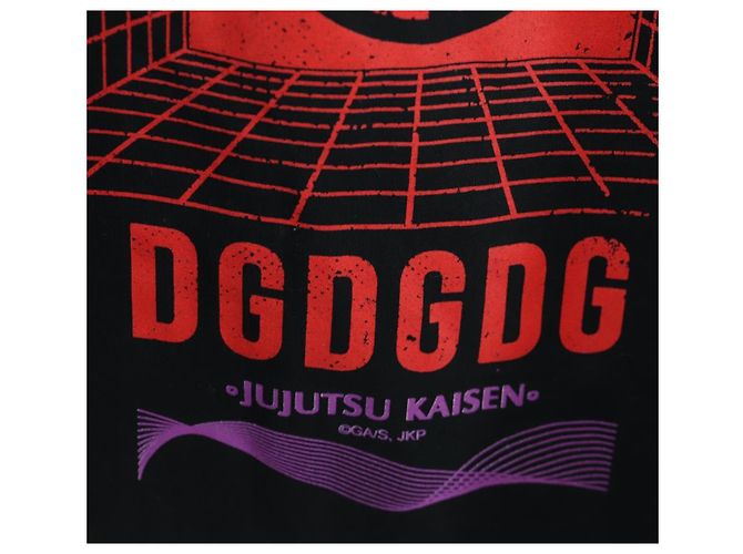 Dolce & Gabbana DOLCE&GABBANA D&G ~ Camiseta Jujutsu Kaisen de algodón negro Auth 167064SM - vista 8