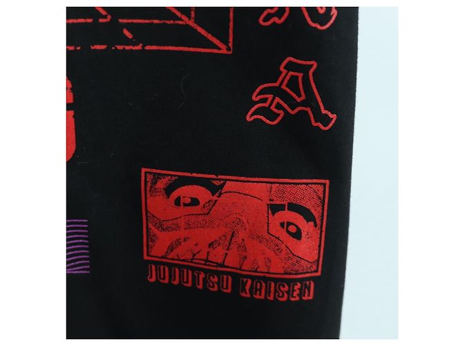 Dolce & Gabbana DOLCE&GABBANA D&G ~ Camiseta Jujutsu Kaisen de algodón negro Auth 167064SM - vista 9