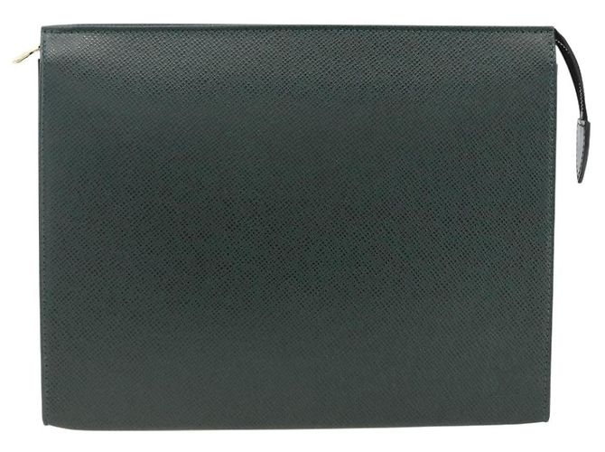 LOUIS VUITTON Poche Toilette 26 Taiga Épicea LV Auth ka3001 - vista 13