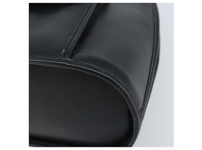 Céline Borsa a mano CELINE in pelle nera e oro Auth 166992 Nero D'oro - vista 10