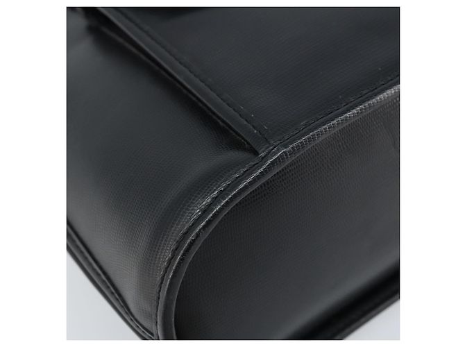 Céline Borsa a mano CELINE in pelle nera e oro Auth 166992 Nero D'oro - vista 11