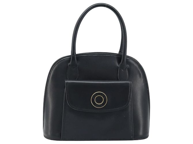 Céline Borsa a mano CELINE in pelle nera e oro Auth 166992 Nero D'oro - vista 2