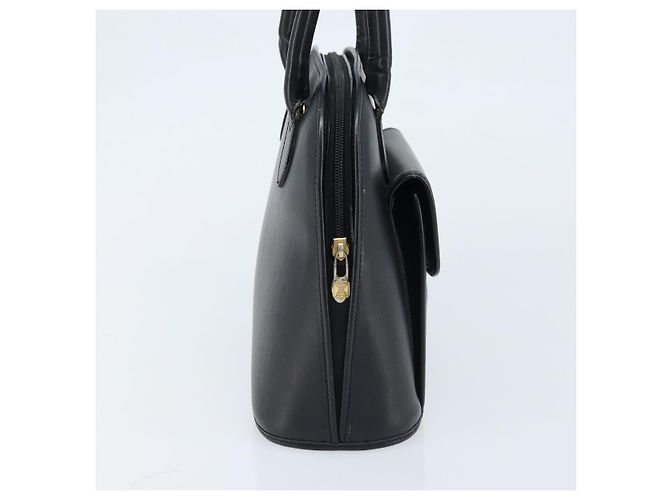 Céline Borsa a mano CELINE in pelle nera e oro Auth 166992 Nero D'oro - vista 4