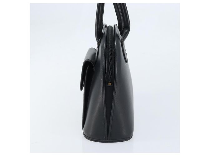 Céline Borsa a mano CELINE in pelle nera e oro Auth 166992 Nero D'oro - vista 5