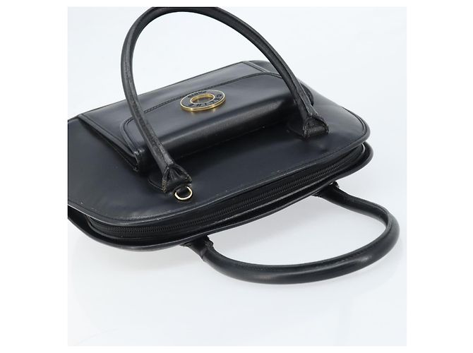 Céline Borsa a mano CELINE in pelle nera e oro Auth 166992 Nero D'oro - vista 6