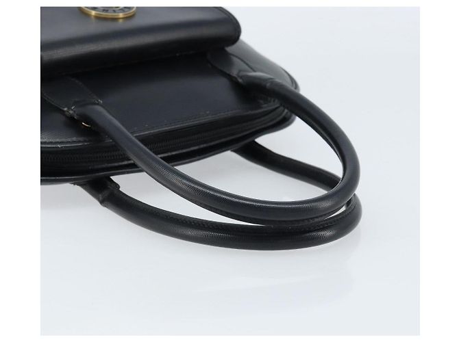 Céline Borsa a mano CELINE in pelle nera e oro Auth 166992 Nero D'oro - vista 7